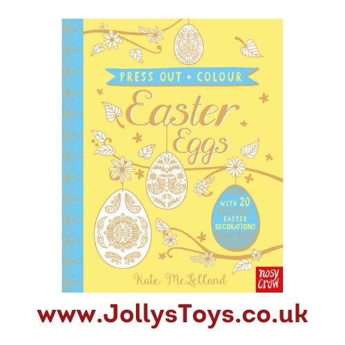 Press Out & Decorate Easter Decorations Activity Book